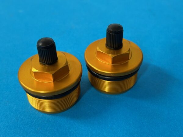 Fork Top Nuts Alloy Yamaha TY250/350 MONO (GOLD)